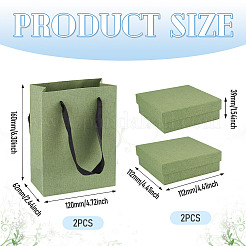 2 vitrina cuadrada de papel para joyas&nbsp;CON-TA0001-39F-01