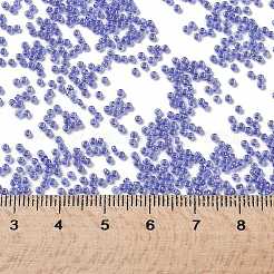 MIYUKIラウンドロカイユビーズ  日本製シードビーズ  （rr2270)ファンシーライニングアクアピンク  15/0  1.5mm  穴：0.7mm  約5555PCS /ボトル  10 G /ボトル&nbsp;SEED-JP0010-RR2270