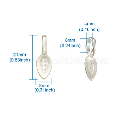 Тибетский сплав стиля клей-на плоской прокладки поручительств PALLOY-TA0001-27