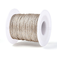 Cordon tressé rond en polyester teint en segment de 100 m&nbsp;OCOR-N009-03B-08