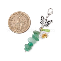 Подвесные украшения из синтетической бирюзы&nbsp;HJEW-JM03113