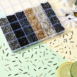 240 шт. 24 вида стеклянных витых бусин SEED-YW0003-12