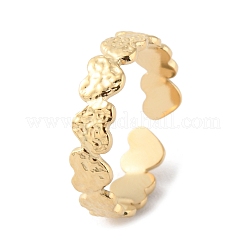 Кольца-манжеты в форме сердца из нержавеющей стали 304 RJEW-D002-01G