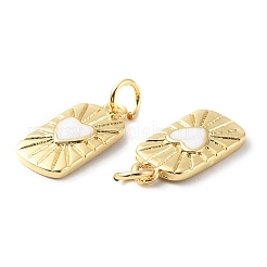 Латунные подвески с реечным покрытием с прыгающим кольцом&nbsp;X-KK-F852-20G