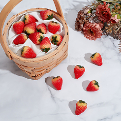 Украшения для выставки клубники из смолы&nbsp;DJEW-ME0001-03A