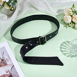 1 cintura in morbida pelle PU con fibbie in lega per cappotto&nbsp;AJEW-GF0015-08