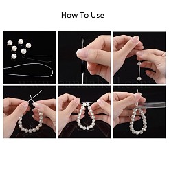 Круглая японская эластичная хрустальная нить EW-G008-01-0.8mm