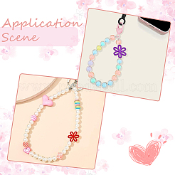 80 шт. Непрозрачные акриловые бусины&nbsp;SACR-SP0001-37