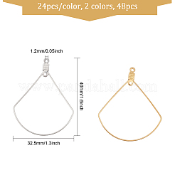48 colgante de alambre de acero inoxidable 304 de 2 colores&nbsp;STAS-CA0002-04