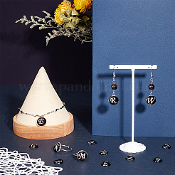 Кабошоны из стекла GLAA-WH0022-63