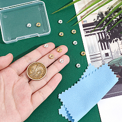 12 шт. 2 цвета 925 бусины из стерлингового серебра STER-UN0001-69