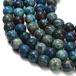 Natur Chrysokoll Perlen Stränge&nbsp;G-C289-B02-10mm