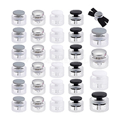 80 шт. 4-х цветные пластиковые пружинные шнуровые замки&nbsp;BUTT-AR0001-27