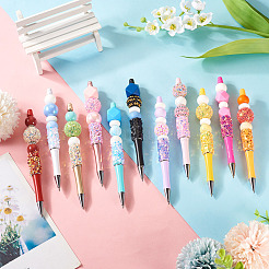 8 шариковая ручка с пайетками в виде звезд&nbsp;FIND-TA0006-15B