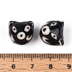 Фарфоровые бусины ручной работы PORC-T133-10