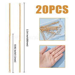 20 шт. латунные серьги-гвоздики фурнитура KK-HY0003-48