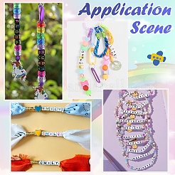 300 шт. непрозрачные акриловые бусины в европейском стиле&nbsp;SACR-SC0002-44