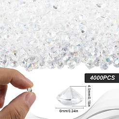 4 набор акриловых кабошонов со стразами с заостренной концом&nbsp;GACR-SP0001-02B