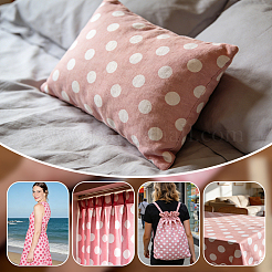 Tessuto di cotone con motivo a pois&nbsp;DIY-GA0010-22B