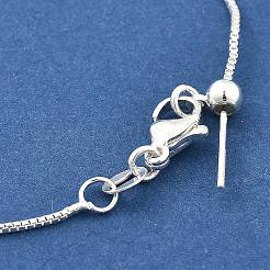 Браслеты из нержавеющей стали с цепочкой из коробки для мужчин и женщин BJEW-G736-10S