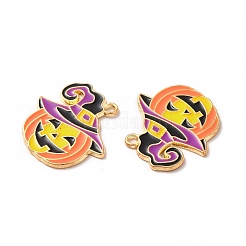 Pendenti smaltati in lega di halloween&nbsp;LS-PALLOY-F299-01KCG