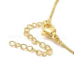 Ожерелья с подвесками в виде слова «любовь» NJEW-G082-02A-G