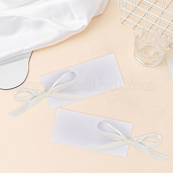 50 Stück leere rechteckige weiße Papiergeschenkanhänger&nbsp;CDIS-CN0001-03B