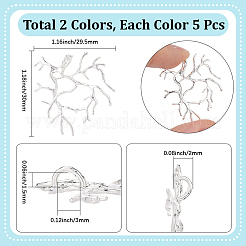 10шт 2 цвета латунные подвески&nbsp;FIND-SC0017-25