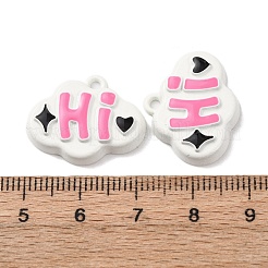 Подвески из эмалевого сплава с распыляемой краской&nbsp;ENAM-K076-28