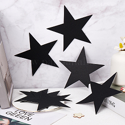 50 pieza de decoración de pared de estrella con purpurina de papel&nbsp;AJEW-SP0001-14C
