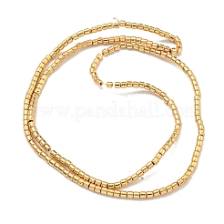 Гальванические нити из синтетических немагнитных гематитовых бусин G-I360-D01-02