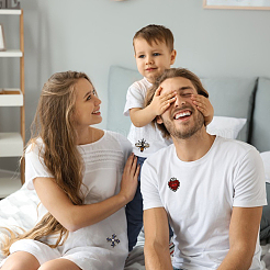 6 шт. 6 стиля пчелы цветок сердце ручная работа акриловые бусины аппликации&nbsp;PATC-GO0001-07