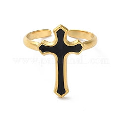 Кольца-манжеты из нержавеющей стали 304 с эмалевым покрытием RJEW-M171-27G