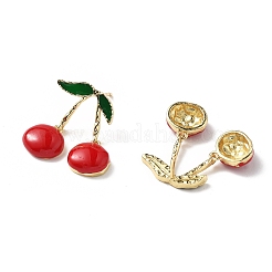 Серьги-гвоздики из латуни EJEW-F895-24A-G