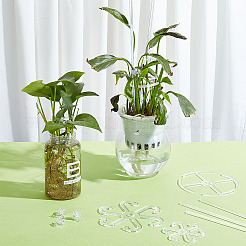 5 Stück 5 Arten Acryl-Pflanzenstützring&nbsp;DIY-GA0007-92