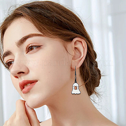 50 шт. крючки для сережек из нержавеющей стали 304&nbsp;STAS-SC0010-74EB