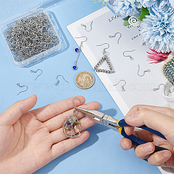 300 шт. крючки для сережек из нержавеющей стали 304&nbsp;STAS-UN0058-77