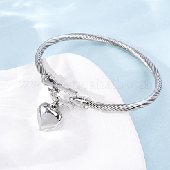 Браслеты с подвесками из нержавеющей стали 304&nbsp;LS-BJEW-K280-03P