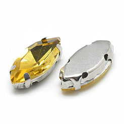 Cuce sul rhinestone&nbsp;RGLA-T034-6x12mm-22