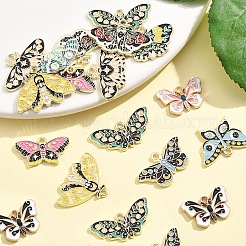 24шт 12 стиля подвески из сплава с эмалью&nbsp;ENAM-FS0001-94