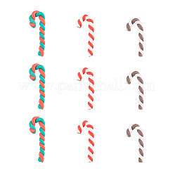 60шт 3 цвета рождественская тема кабошоны из полимерной глины ручной работы CLAY-CJ0001-31