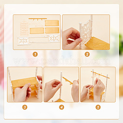 Случайный цвет пластиковая кукольная одежда вешалка для обуви AJEW-WH0332-35B