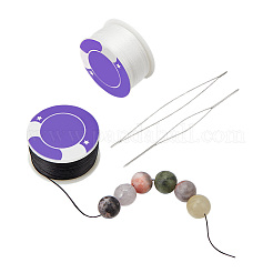 2 рулон ниток для бисероплетения из полиэстера со специальным покрытием 2 цветов OCOR-NB0002-05