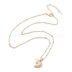 Ожерелья-медальоны из прозрачного кубического циркония&nbsp;NJEW-A036-01A