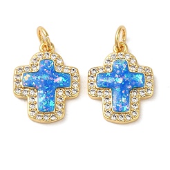 Покрытие стойки латунь микропаве прозрачные подвески из кубического циркония&nbsp;KK-P268-12A-G