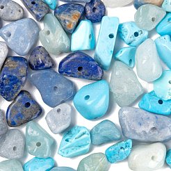 60 г 4 стиля натуральных и синтетических бусинок из драгоценных камней G-FS0001-40