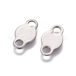 Languettes de chaîne en acier inoxydable 201 résistantes au ternissement&nbsp;STAS-L234-012P