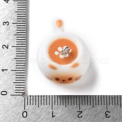 Undurchsichtige Harzanhänger&nbsp;RESI-F077-02P