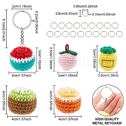 Набор для самостоятельного изготовления брелока с фруктовой тематикой DIY-FG0002-98