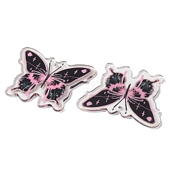 Прозрачные акриловые подвески с принтом X-TACR-P005-02B